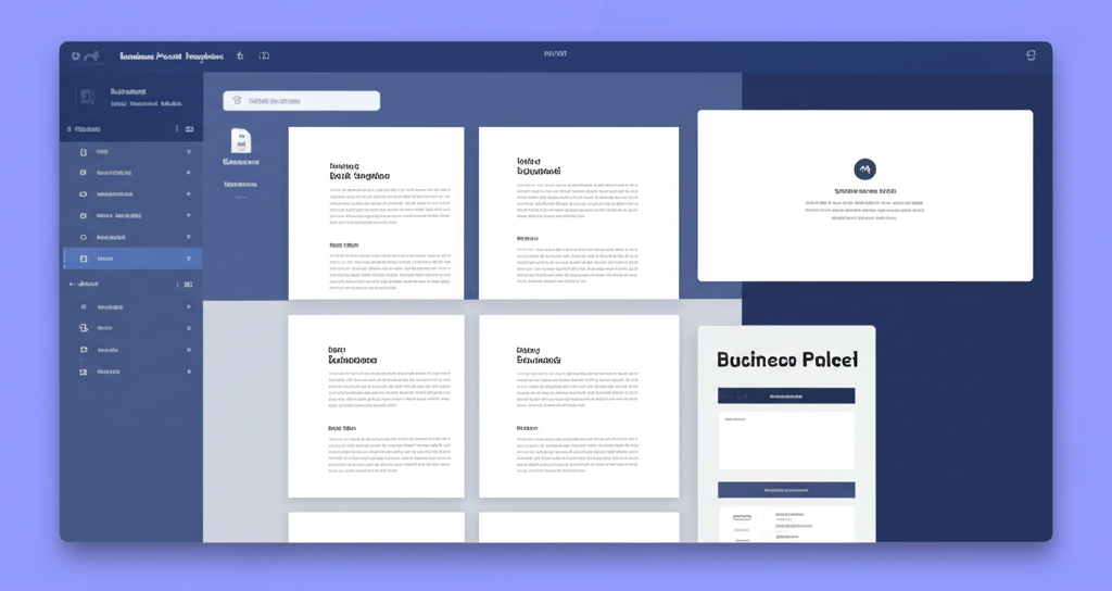 Interface de modelos de documentos